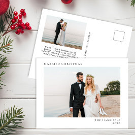Minimal Moderne Verheiratete Weihnachten 2 Foto
