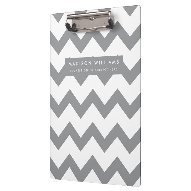 Minimal moderne Zigzag-Zwischenablage Klemmbrett (Links)