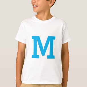 Minimal moderner, benutzerdefinierter Blauer Anfan T-Shirt