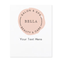 Minimal Moderner Blush Salon Wellness-Center Coupo