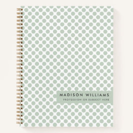 Minimal modernes Dot-Notebook Notizbuch
