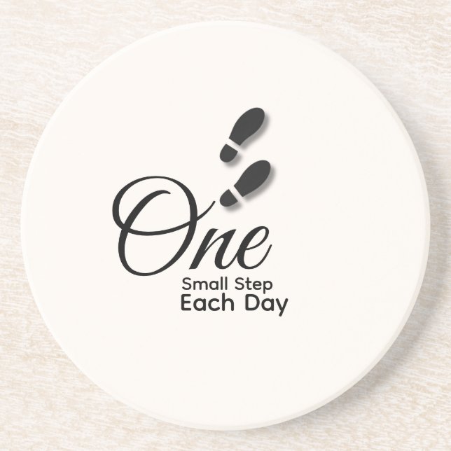 Minimal Motivational Coaster-Drink Coaster Getränkeuntersetzer (Vorne)