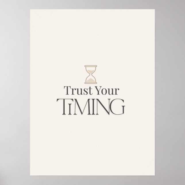 Minimal Motivational Poster – Aesthetic Wall Art (Vorne)