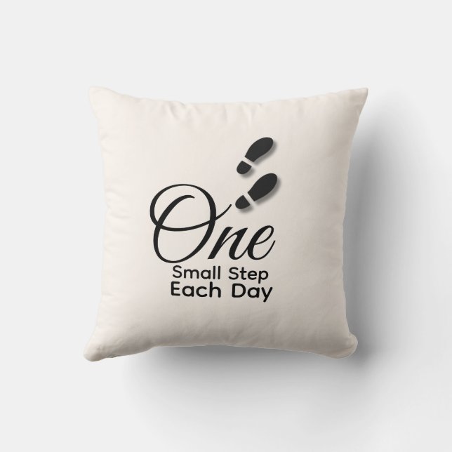 Minimal Motivational Throw Pillow-Home Decor Kissen (Rückseite)