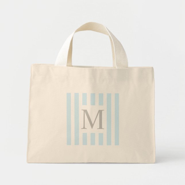 Minimal Nautic Style Grocery Tote Bag (Devant)