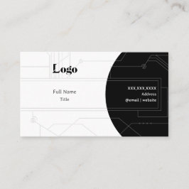 Minimal Networking Business Card Visitenkarte