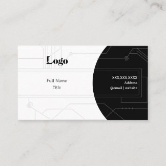 Minimal Networking Business Card Visitenkarte