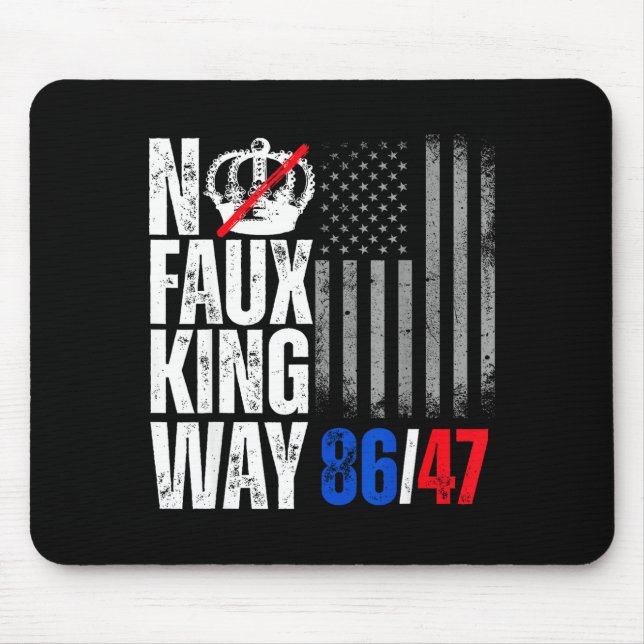 Minimal No Faux King Way 86 Mousepad (Vorne)