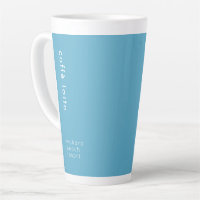 Minimal Ocean Blue Typografy Tall