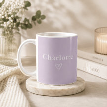 Minimal personalisierte Namens-Tasse