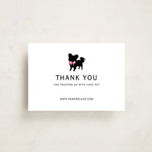 Minimal Pet Silhouette Dog Grooming QR Code