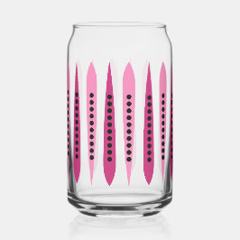 Minimal rosa Retro Inspiriert Dosenglas