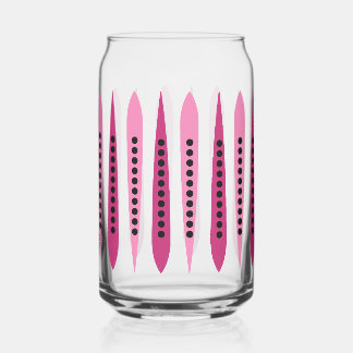 Minimal rosa Retro Inspiriert Dosenglas