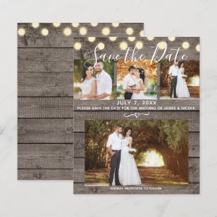 Minimal rustikales Holz & Licht 4 Foto Save the Da