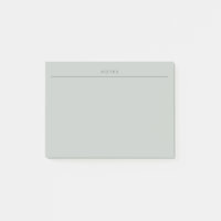 Minimal Sage Green Memo Planner Post-it