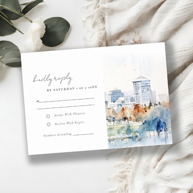 Minimal San Jose RSVP Karte (Von Creator hochgeladen)