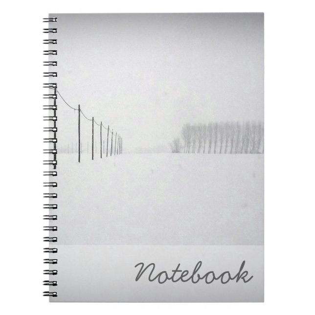 Minimal-Schneeballsystem Notizblock (Vorderseite)