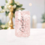 Minimal Script Bridesmaid Custom Stylish Geschenk Dosenglas<br><div class="desc">Minimal Script Bridesmaid Custom Stylish Geschenk kann Glas</div>