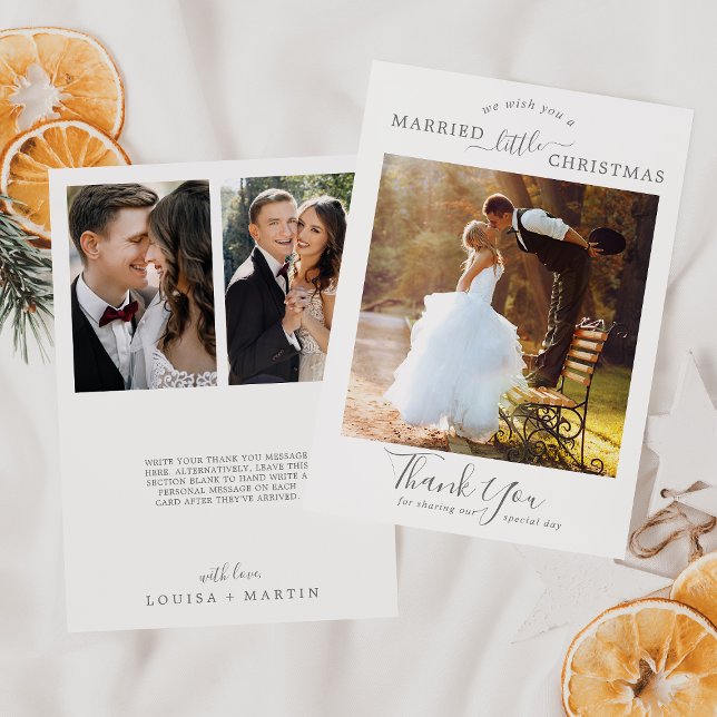 Minimal Silver Verheiratet Kleine Weihnachten 3 Fo (Von Creator hochgeladen)