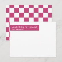 Minimal Square Stilvolle moderne moderne Notizkart