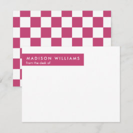 Minimal Square Stilvolle moderne moderne Notizkart Mitteilungskarte