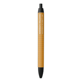 Minimal stilvolle moderne, schwarze Tintenpatrone Kugelschreiber