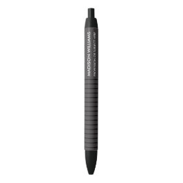 Minimal stilvolle moderne, schwarze Tintenpatrone Kugelschreiber