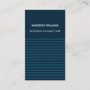 Minimal stilvolle Trendy Modern Business Card Visitenkarte