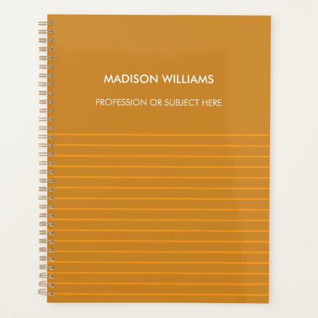 Minimal stilvoller Trendy Modern Planner Planer (Vorderseite)