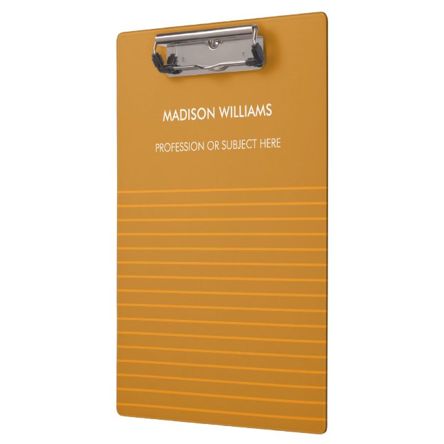 Minimal Stylish Modern Modern Clipboard Klemmbrett (Links)