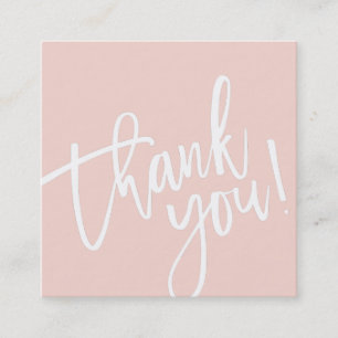 MINIMAL STYLISH simple border errush pink vielen D Quadratische Visitenkarte