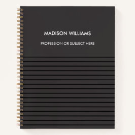Minimal Stylish und trendy Modern Notebook Notizbuch