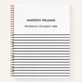 Minimal Stylish und trendy Modern Notebook Notizbuch
