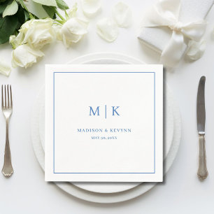Minimal und Chic Hochzeit von Napkins Serviette
