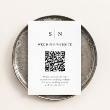 Minimal und Chic | Schwarz-Weiß-QR-Code Hochfahren