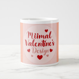 Minimal Valentine’s Day Love Typography Design | R Jumbo-Tasse