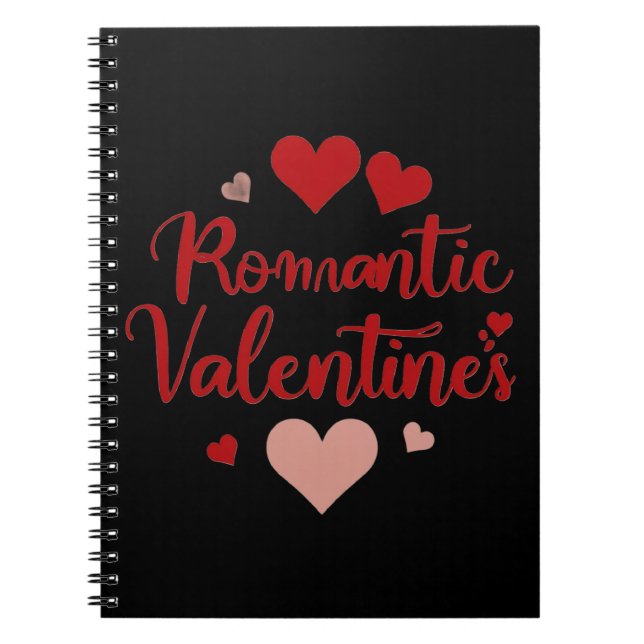 Minimal Valentine’s Day Love Typography Design | R Notizblock (Vorderseite)