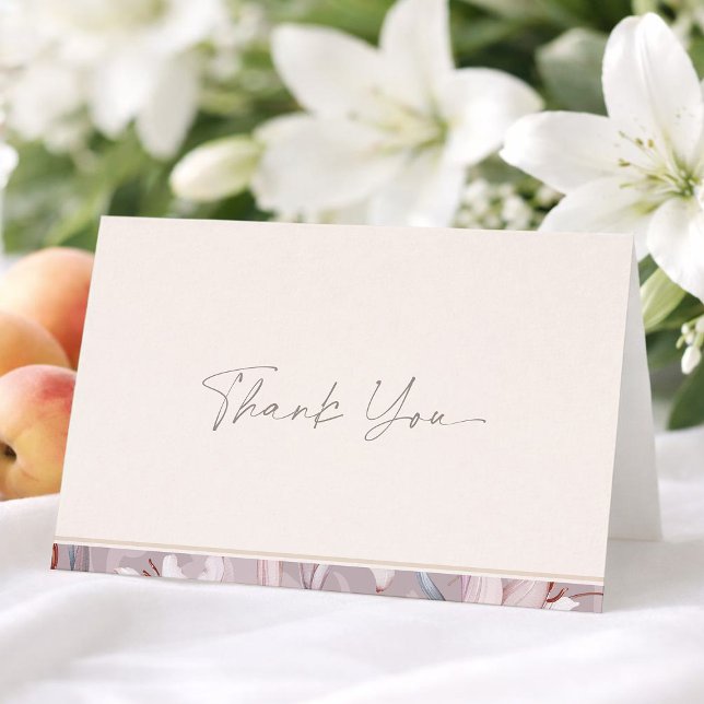 Minimal Wedding Thank You Card  Einladung (Von Creator hochgeladen)