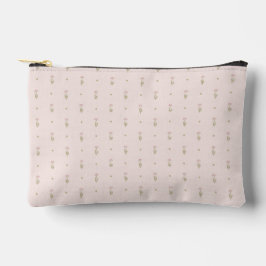 Minimal Wildflower Pattern with Dots Zubehörtasche