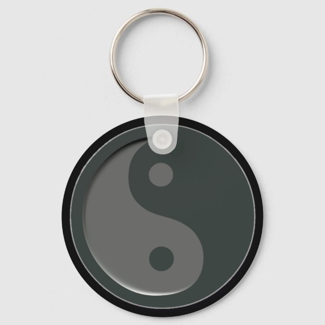 Minimal YingYang Schlüsselanhänger (Vorderseite)