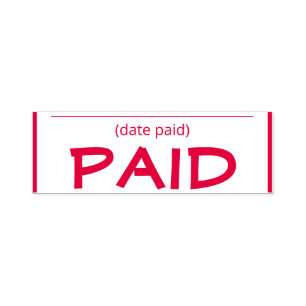 Minimal "zahlte" GummiBriefmarke Permastempel