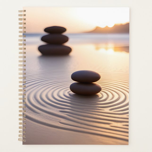 Minimal Zen Garden Planer (Vorderseite)
