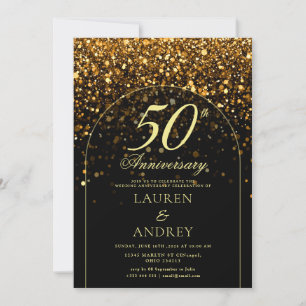 Minimale 50. Hochzeitstag-Einladung Einladung