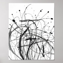 Minimale abstrakte Linienkunst-Drucke Poster