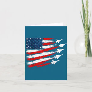 Minimale amerikanische Flagge Kampfflugzeuge Patri Karte