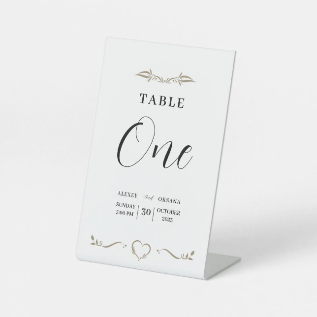 Minimale Anzeichen für Hochzeiten Sockelschild (Vorderseite)