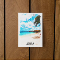 Minimale Aruba-Karibikinsel-Ferien