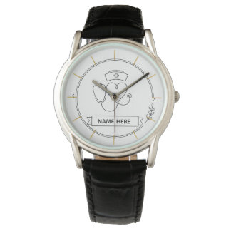 Minimale Arztschwester-Uhr Personalisiertes Gesund Armbanduhr