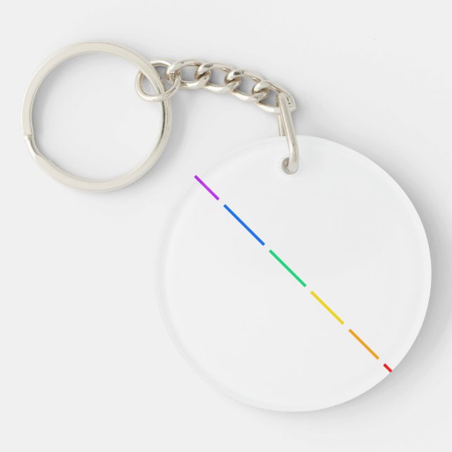 Minimale Aussage Schlüsselanhänger (Vorderseite)