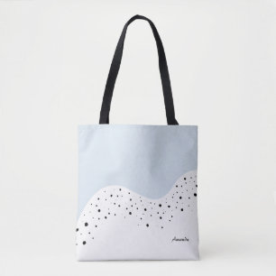 Minimale Bauweise mit Punkten Tasche